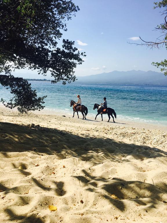 Biru Meno Beach Bungalows Gili Meno Extérieur photo